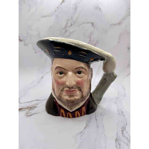 Royal Doulton Henry VIII D6642 English Porcelain Character Mug 1679B, RARE - Picture 10 of 10